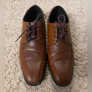 Men's Brown Leather Dress Shoes